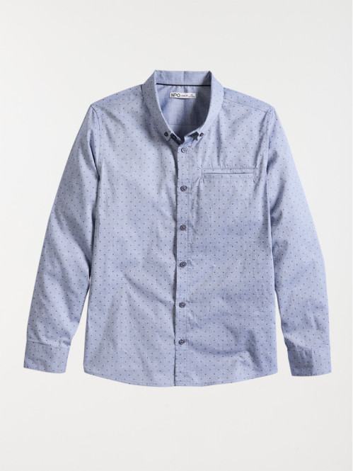 Chemise bleue ciel garçon (XXS-M)