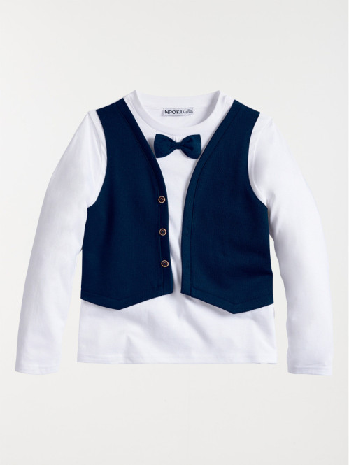Tee-shirt 2 en 1 garçon (3-12A)