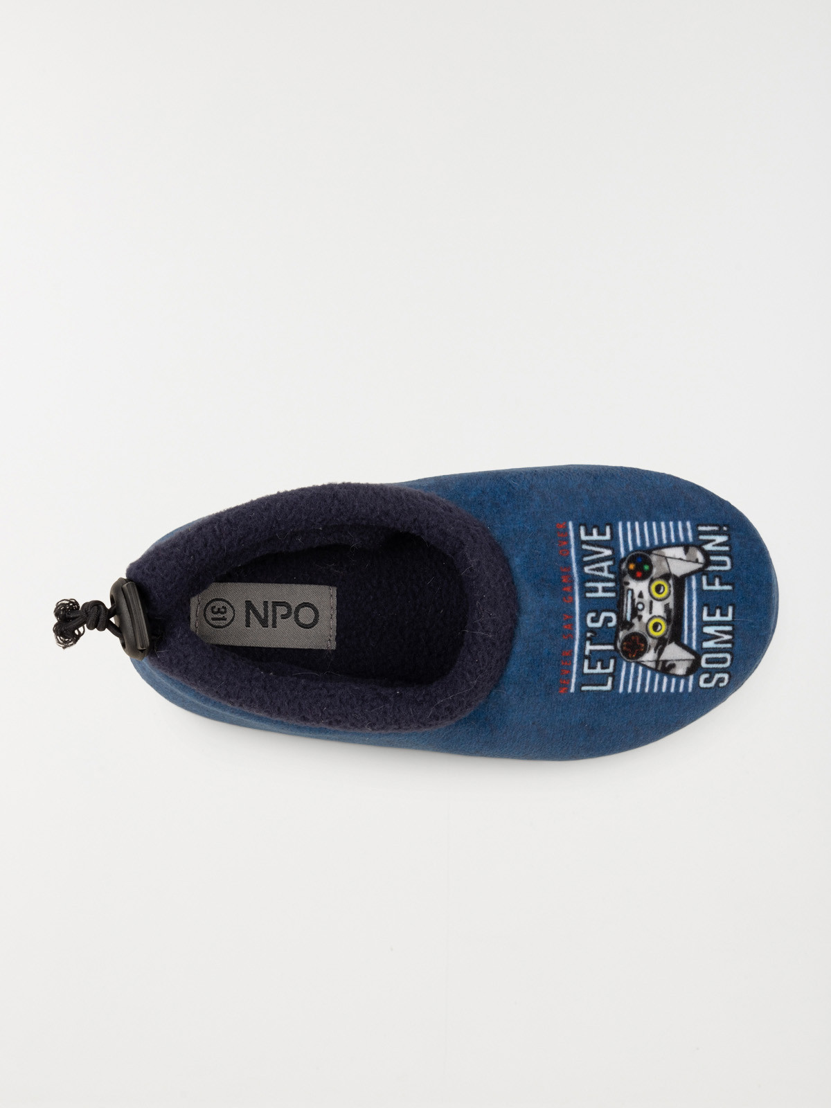 Chaussons jeu vidéo navy garçon (31-39)