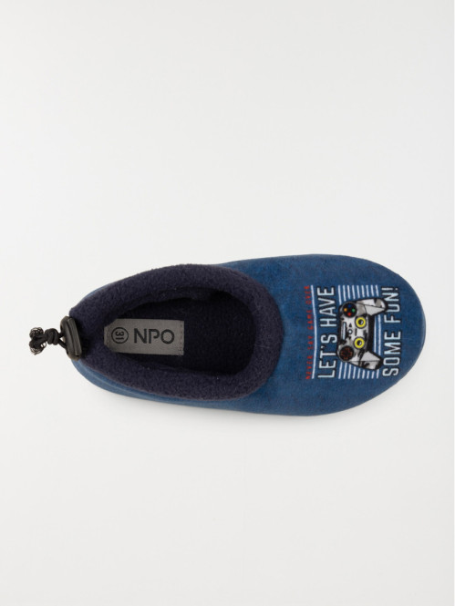 Chaussons jeu vidéo navy garçon (31-39)