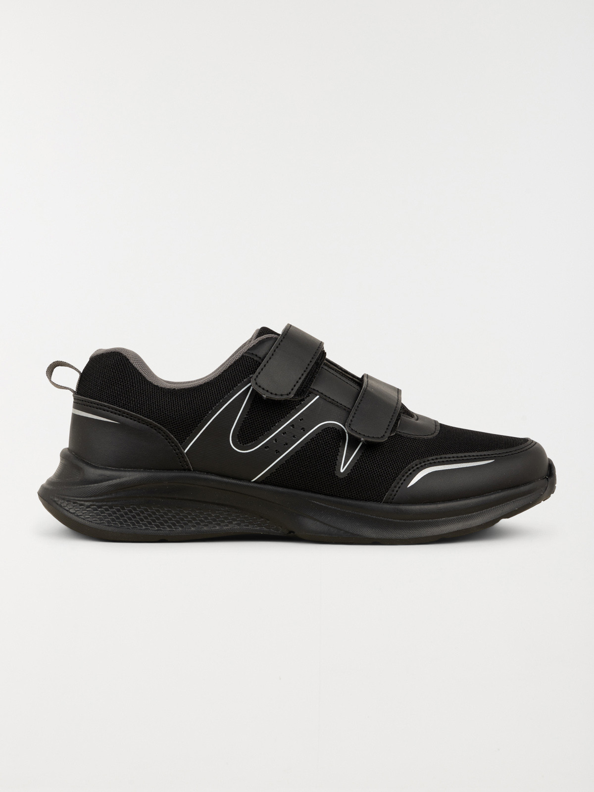 Baskets à scratchs noires homme (40-46)