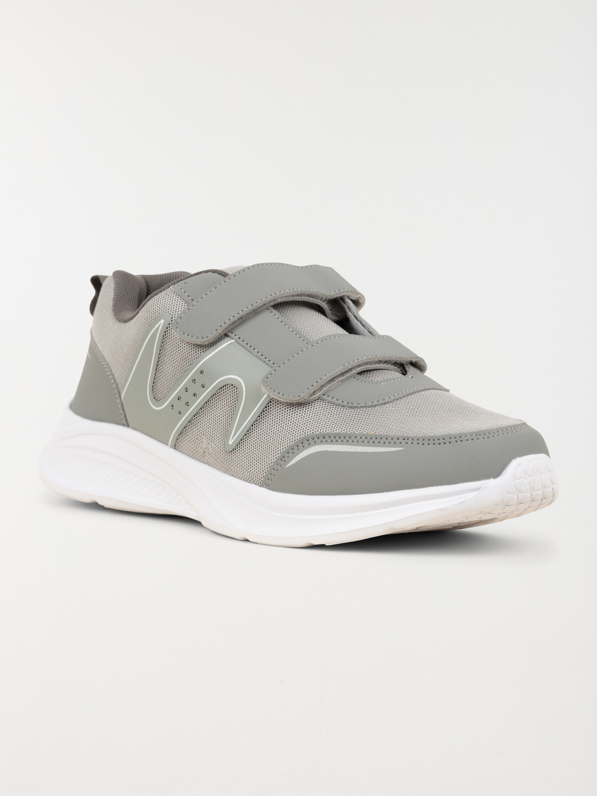 Baskets à scratchs grises homme (40-46)