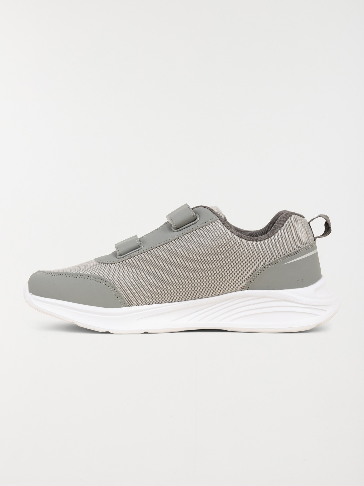 Baskets à scratchs grises homme (40-46)