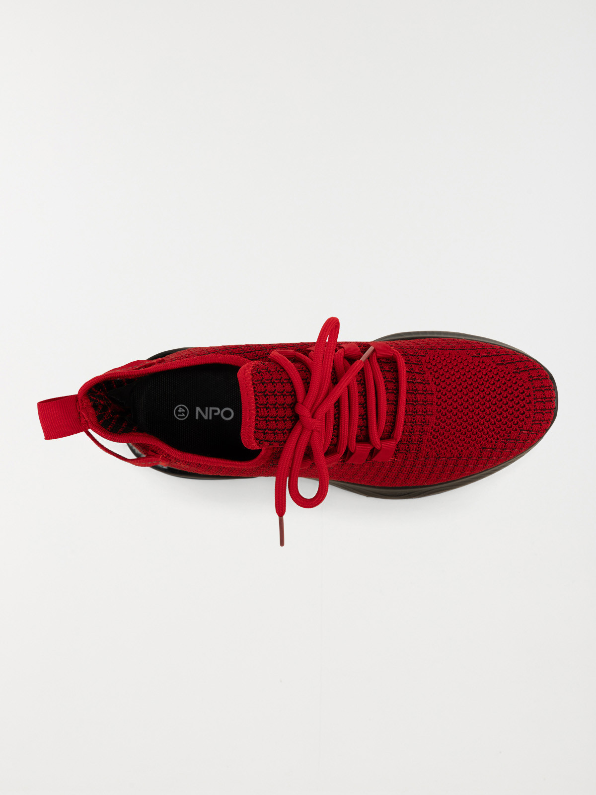 Baskets rouges à lacets homme (40-45)