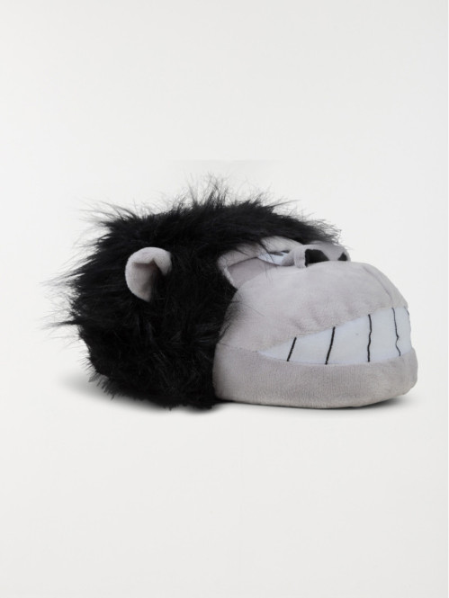 Chaussons gorille gris garçon (32-39)