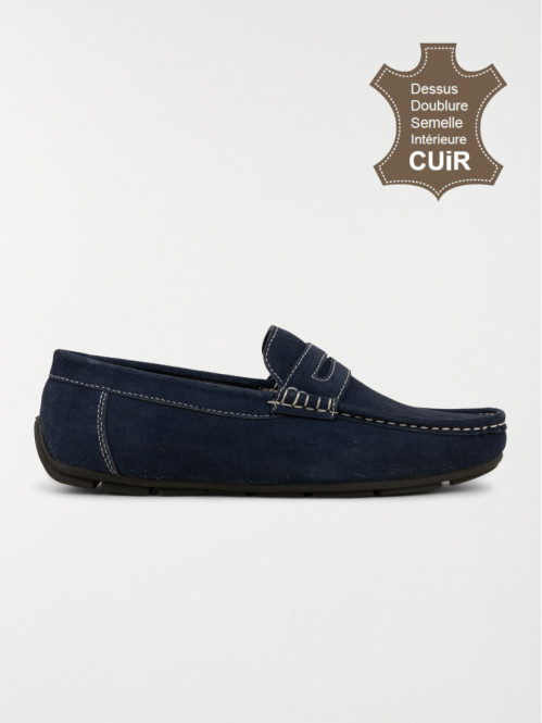 Mocassins homme navy (40-46)