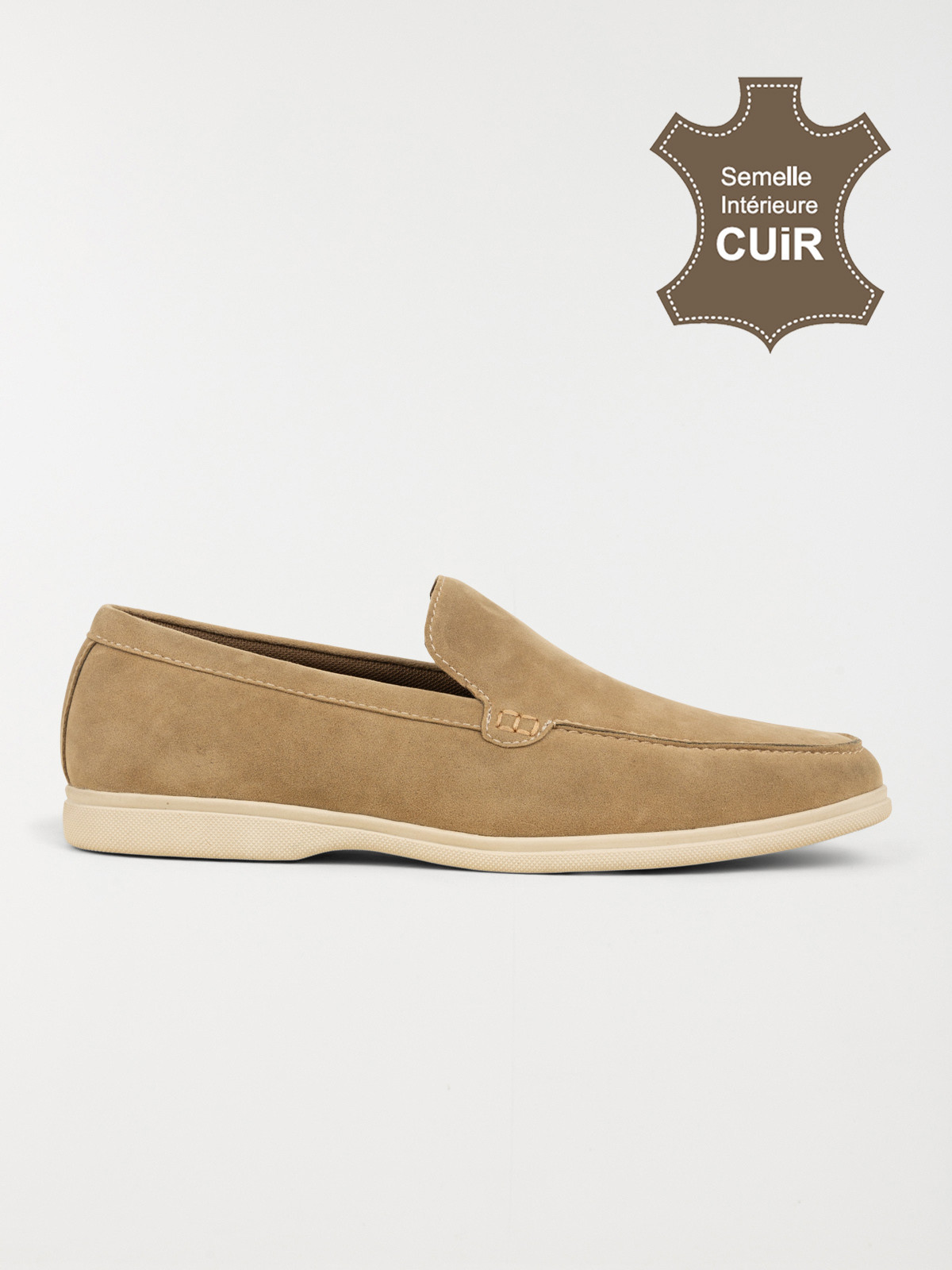 Mocassins beiges homme (40-45)
