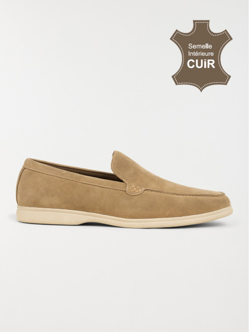 Mocassins beiges homme (40-45)
