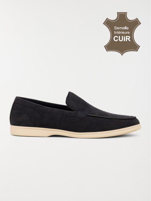 Mocassins coloris navy homme (40-45)
