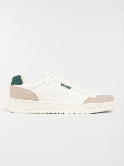 Baskets à lacets blanches homme (40-46)