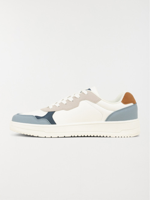 Baskets blanches lacets...