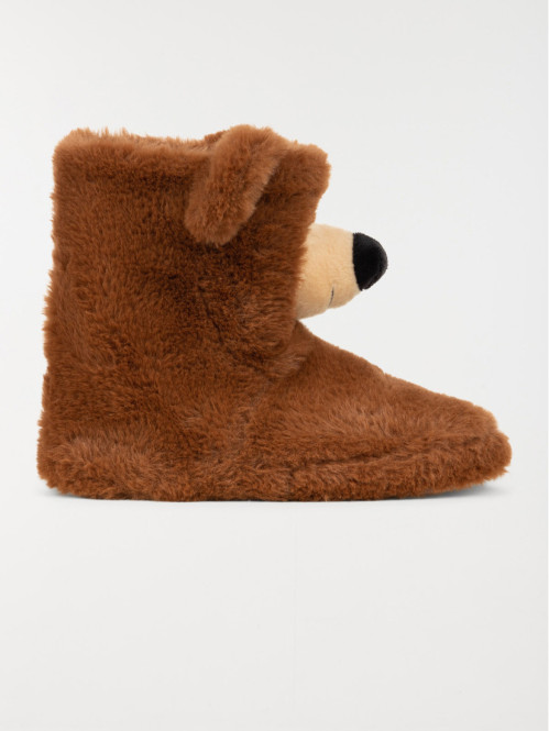 Chaussons bottes ours garçon (32-35)