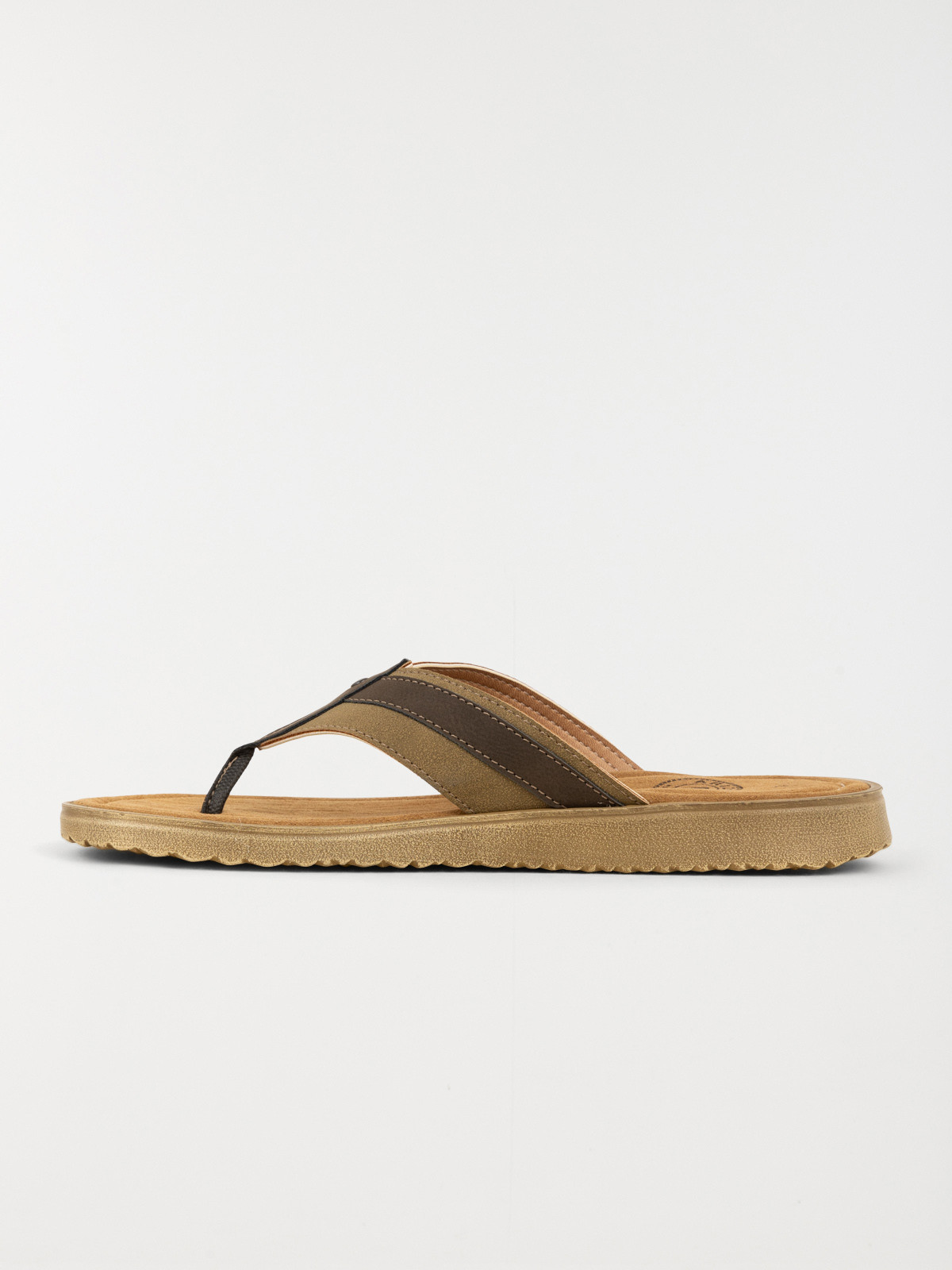 Nu-pied entredoigt marron homme (40-45)