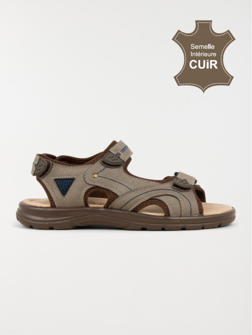 Sandales marrons homme (40-45)