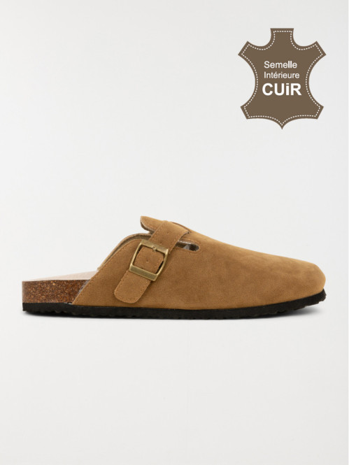 Mules marrons homme (40-46)
