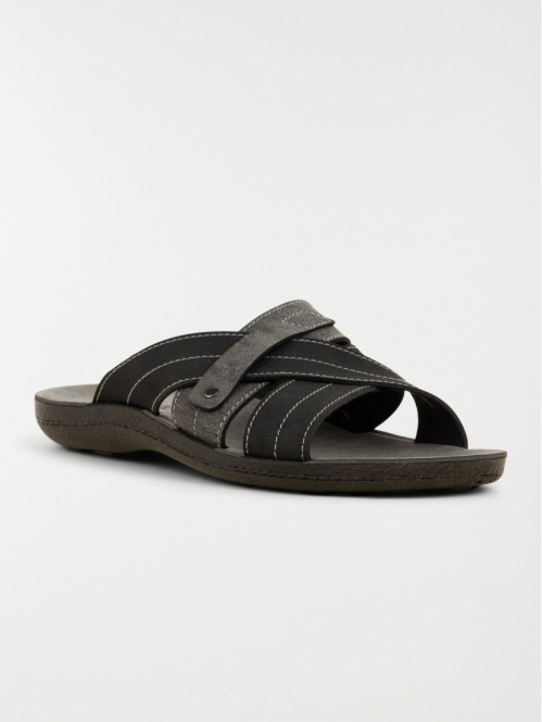 Mules coloris noir homme...