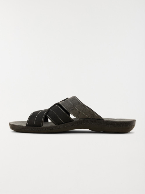 Mules coloris noir homme...