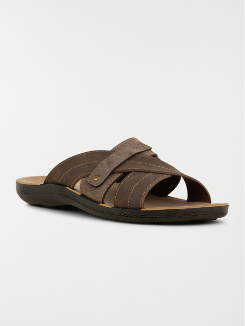 Mules homme marron (40-46)