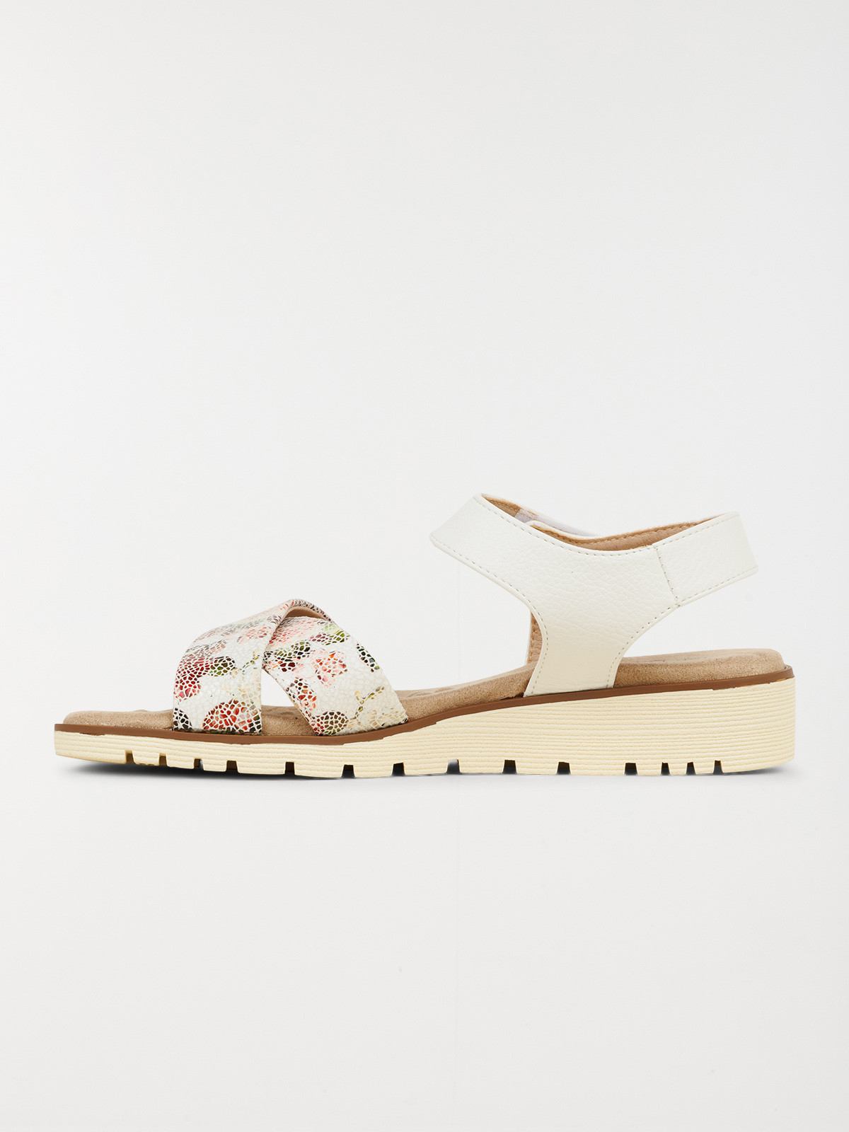 Sandales compensées fleurs femme (36-41) Sandales compensées fleurs femme (36-41)