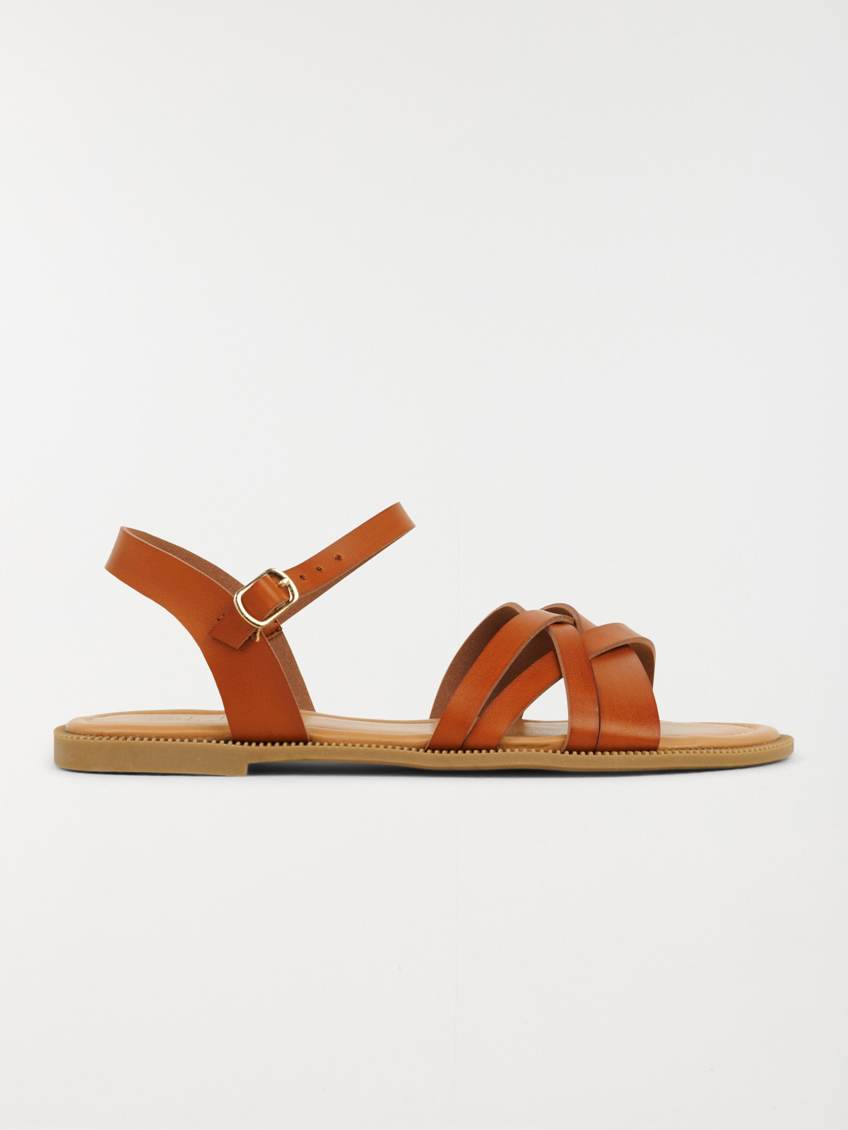 Sandales multibrides femme camel (36-41)