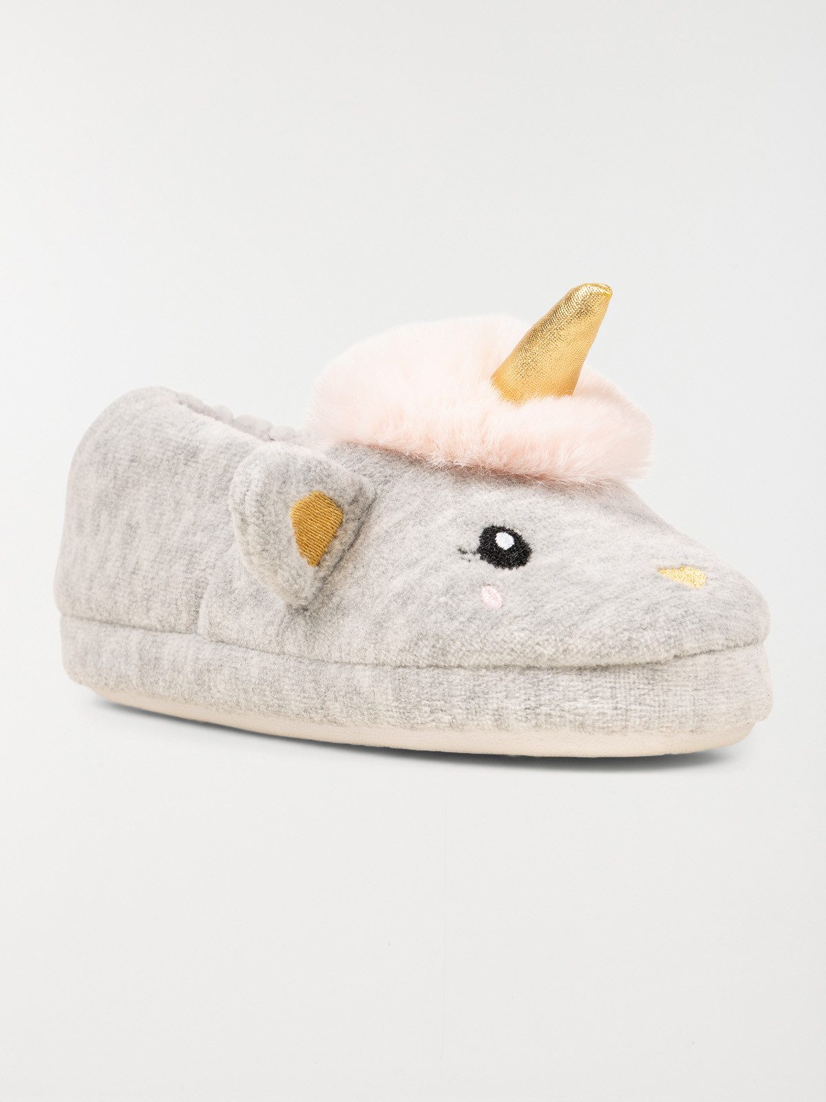 Chaussons gris licorne fille (31-35) Chaussons gris licorne fille (31-35)