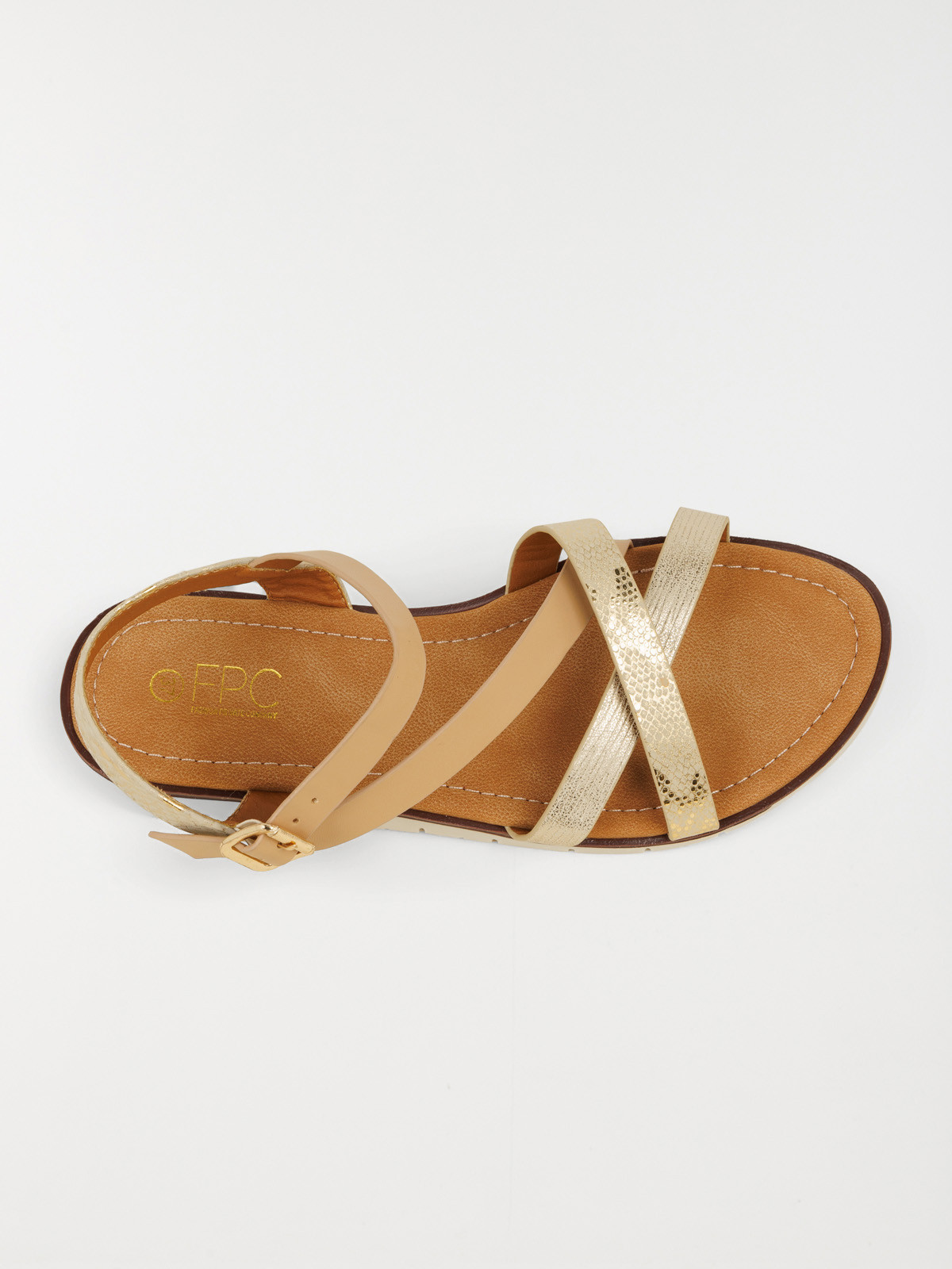 Sandales brides brillantes femme (36-41)