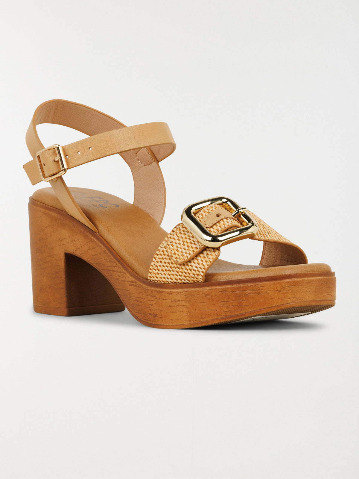 Sandale à talon moyen femme (36-41)