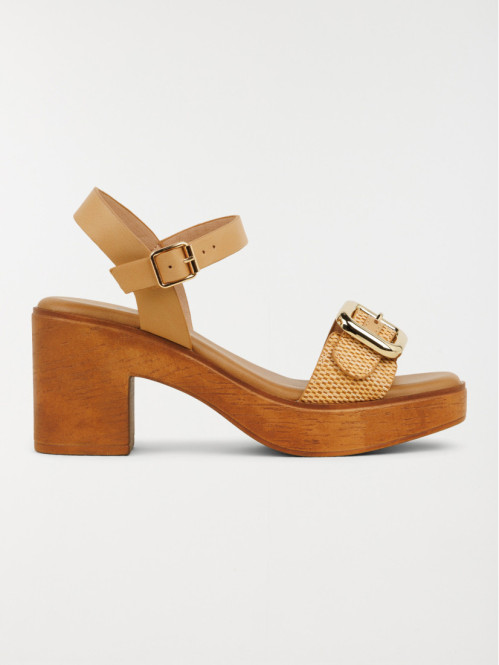 Sandale à talon moyen femme (36-41)