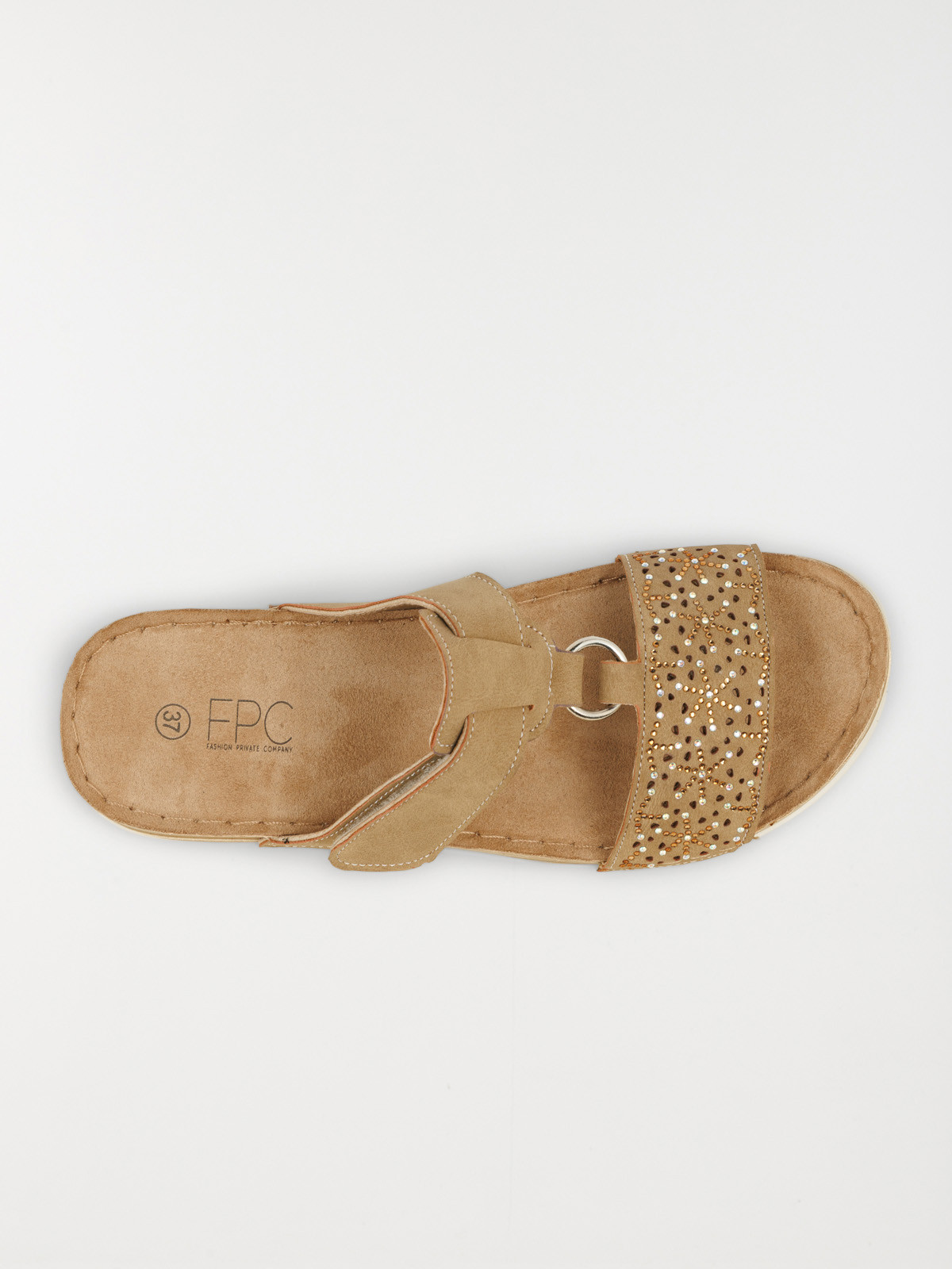 Mule confort camel femme (36-41)