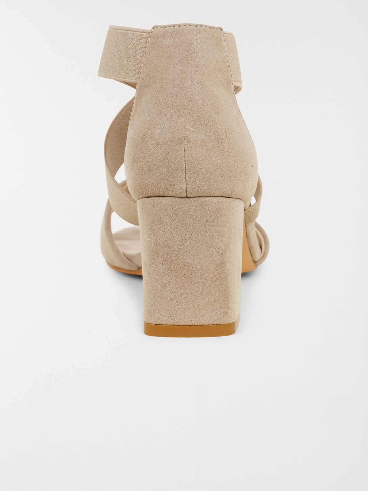 Sandale grise talon haut femmme (36-41)