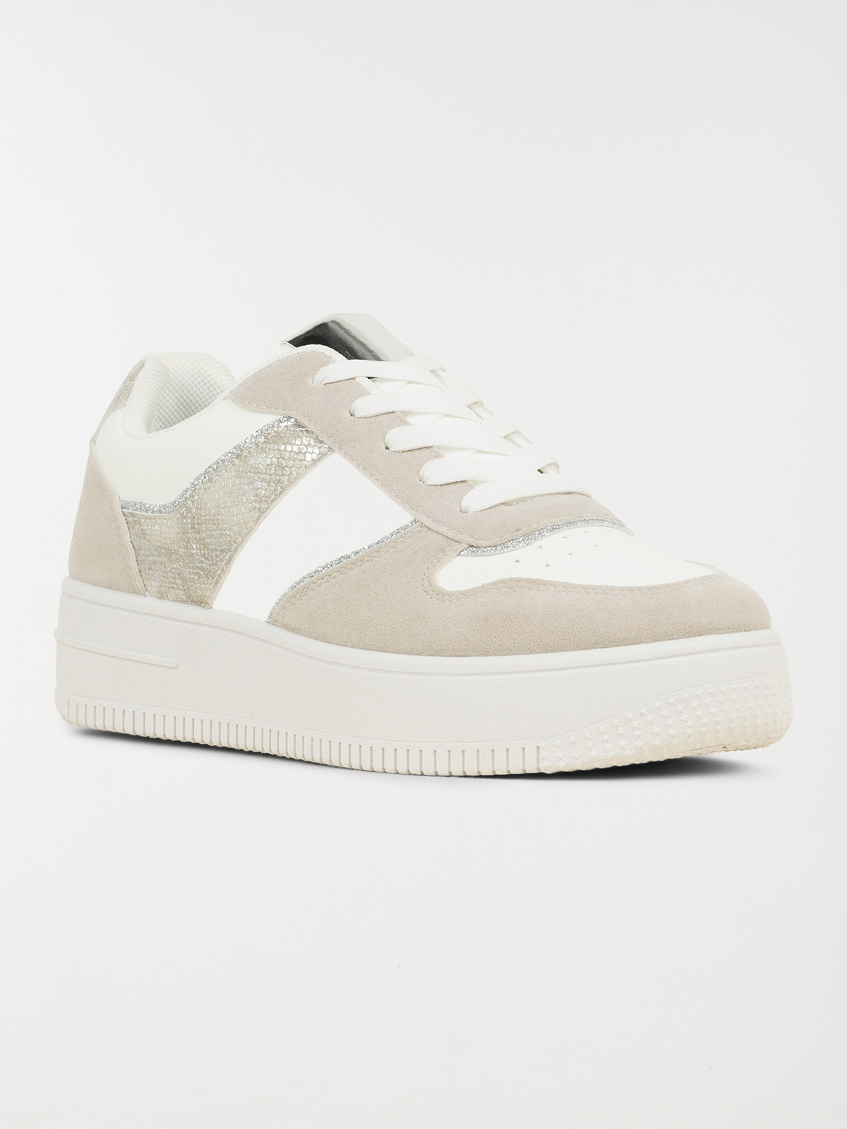 Baskets blanches basses femme (37-42)