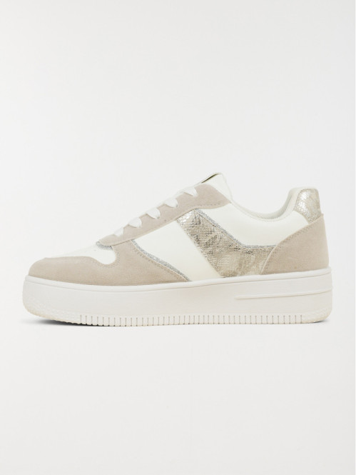 Baskets blanches basses...