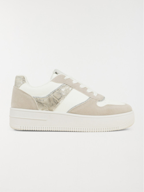 Baskets blanches basses...