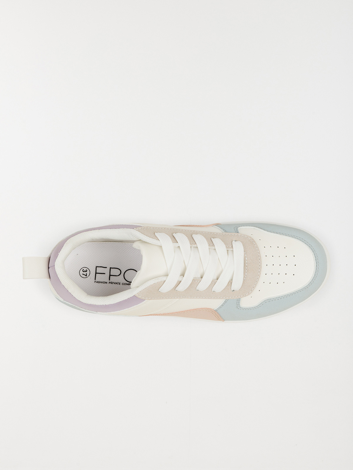Baskets lacets femme multicolore (36-41) Baskets lacets femme multicolore (36-41)