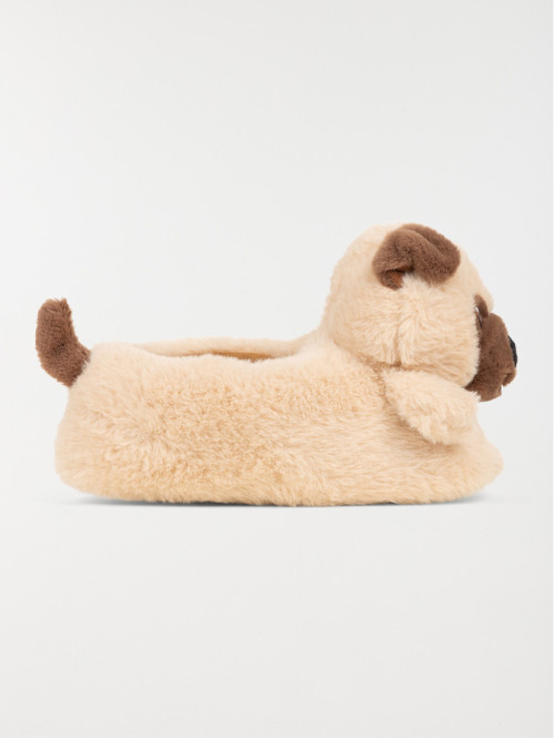 Chausson peluche chien fille (32-35)