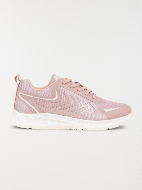 Baskets roses de sport...