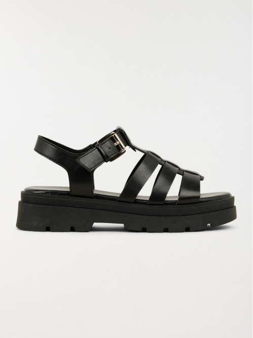 Sandales noires femme (36-41)