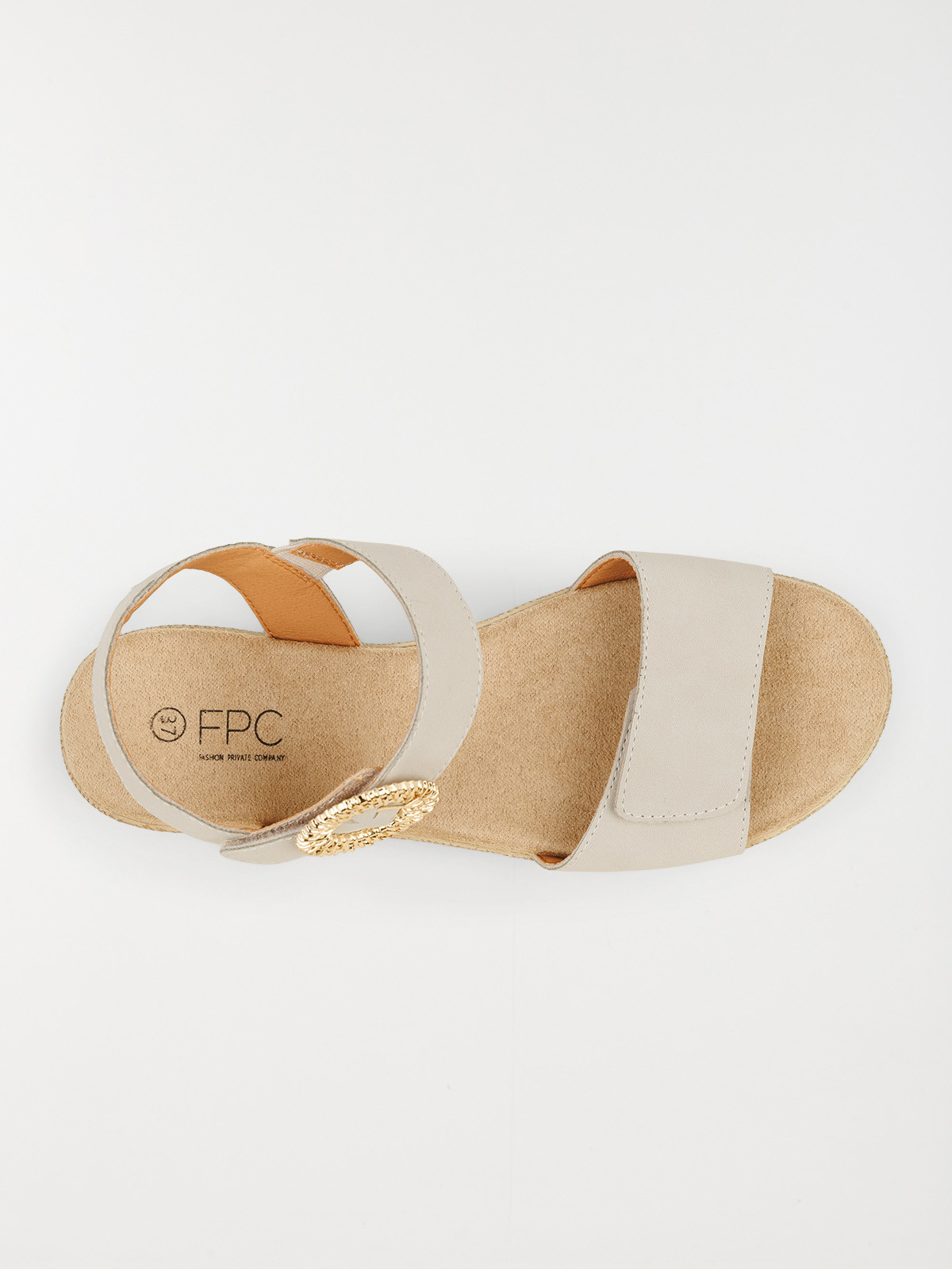 Sandale plateforme blanche femme (36-41)