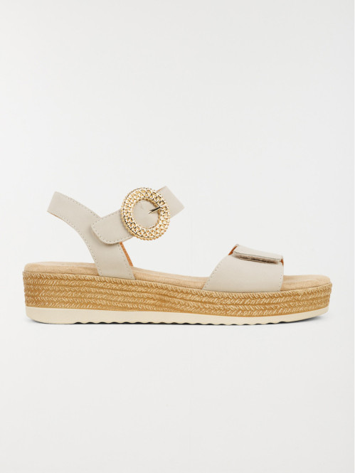 Sandale plateforme blanche femme (36-41)