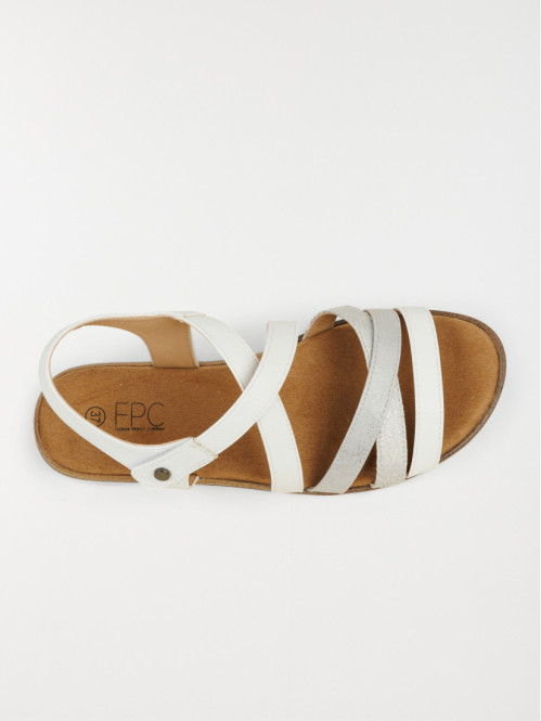 Sandales blanches confort...