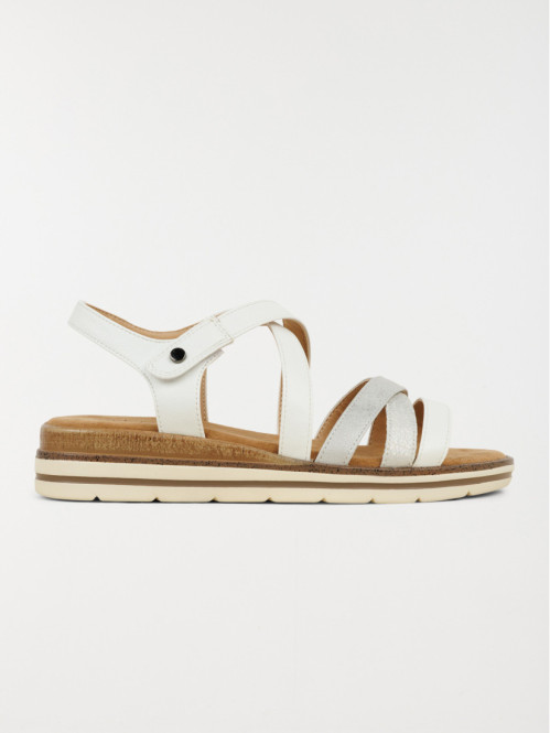 Sandales blanches confort...