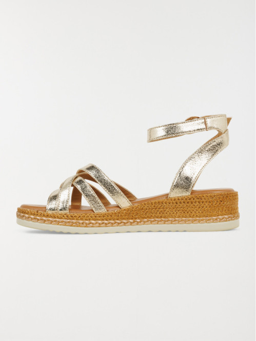 Sandale doré femme (36-41)