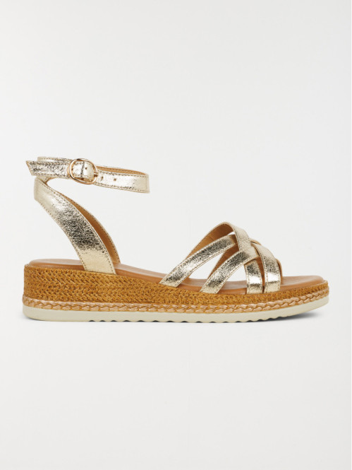 Sandale doré femme (36-41)