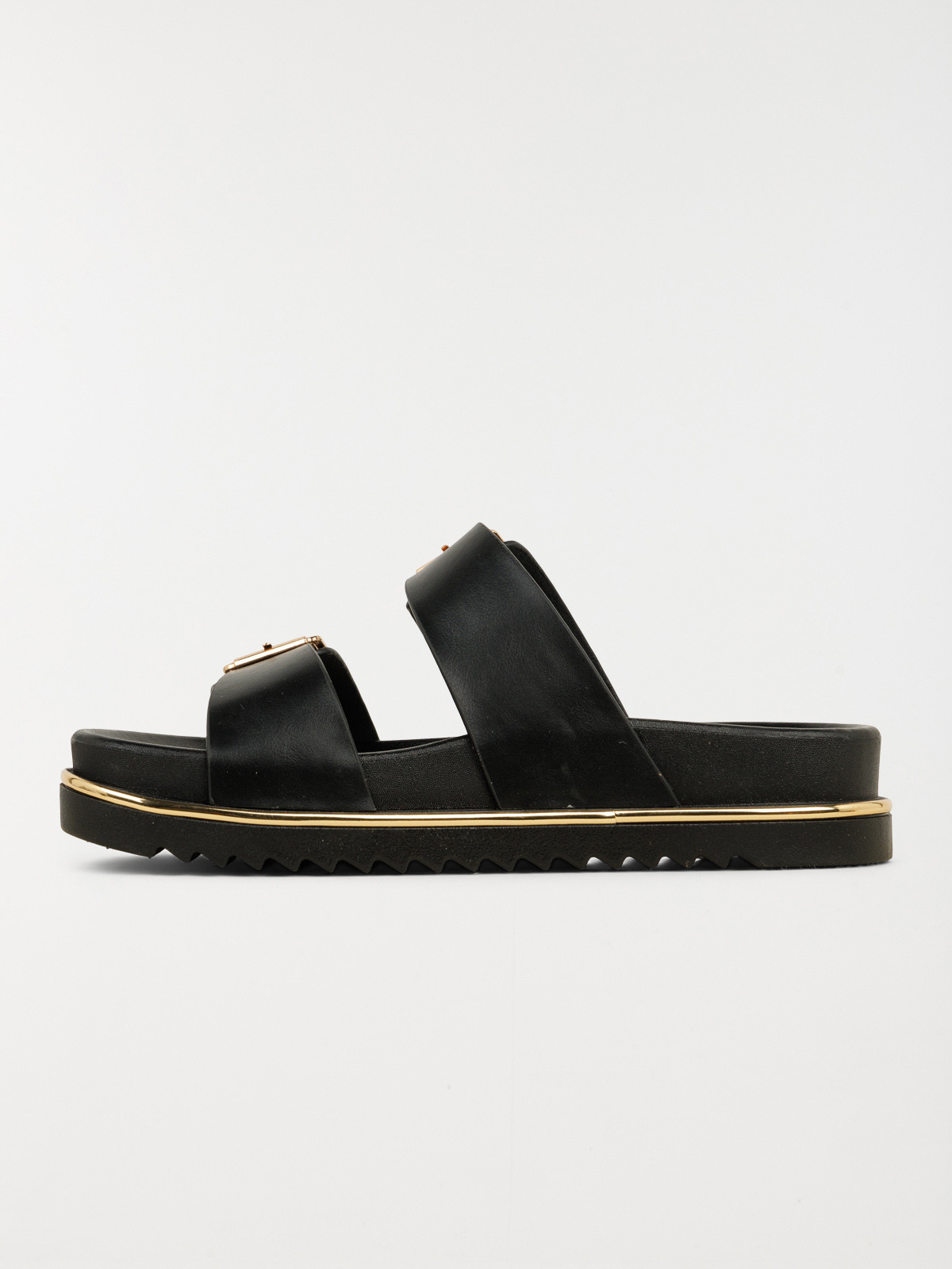 Mules noires plates femme (36-41) Mules noires plates femme (36-41)