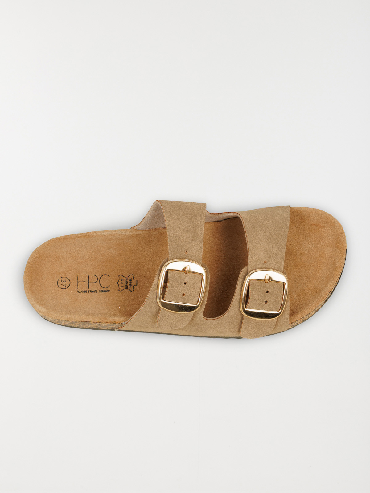 Mule plate 2 brides femme (36-41)