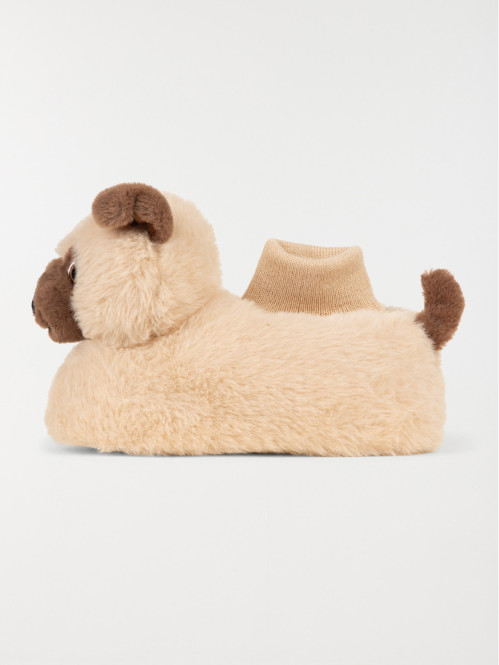 Chausson peluche chien fille (24-31)