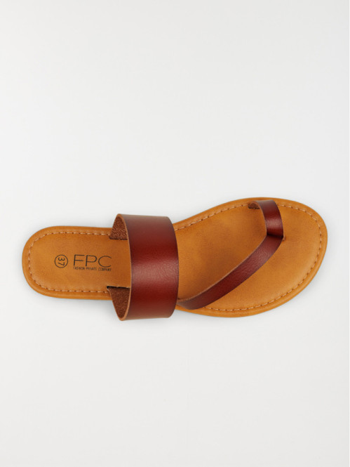 Mules coloris marron femme (37-42)