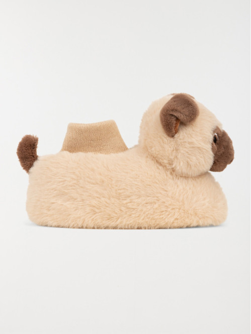 Chausson peluche chien fille (24-31)