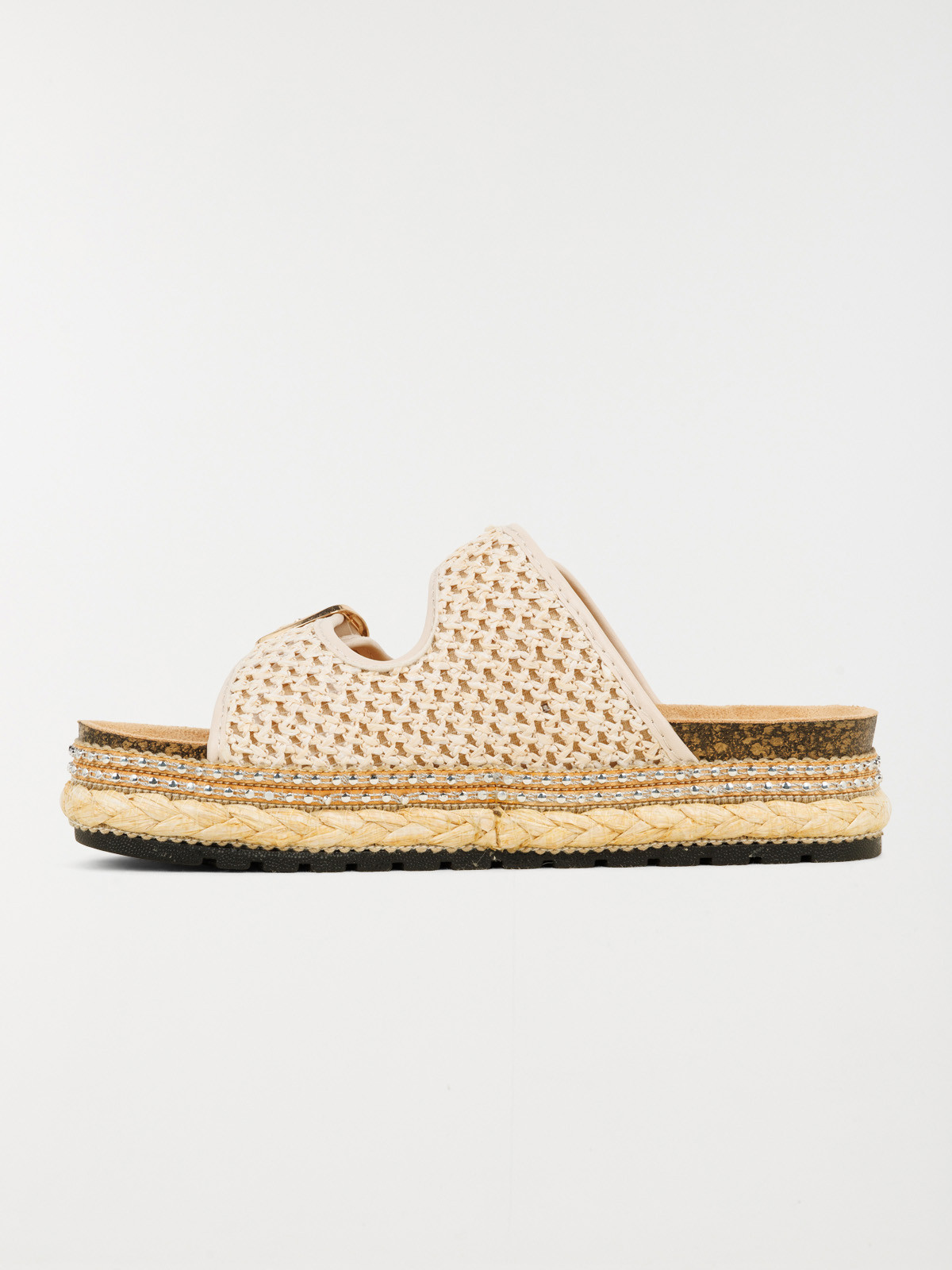 Mules coloris beige femme (37-42) Mules coloris beige femme (37-42)