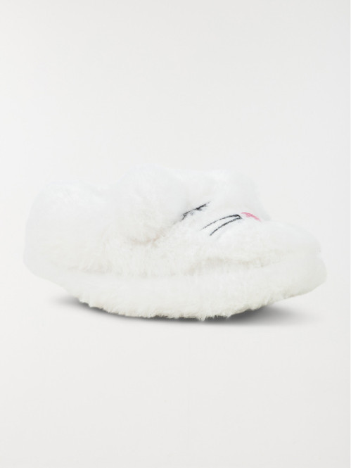 Chausson souris fille blanc...